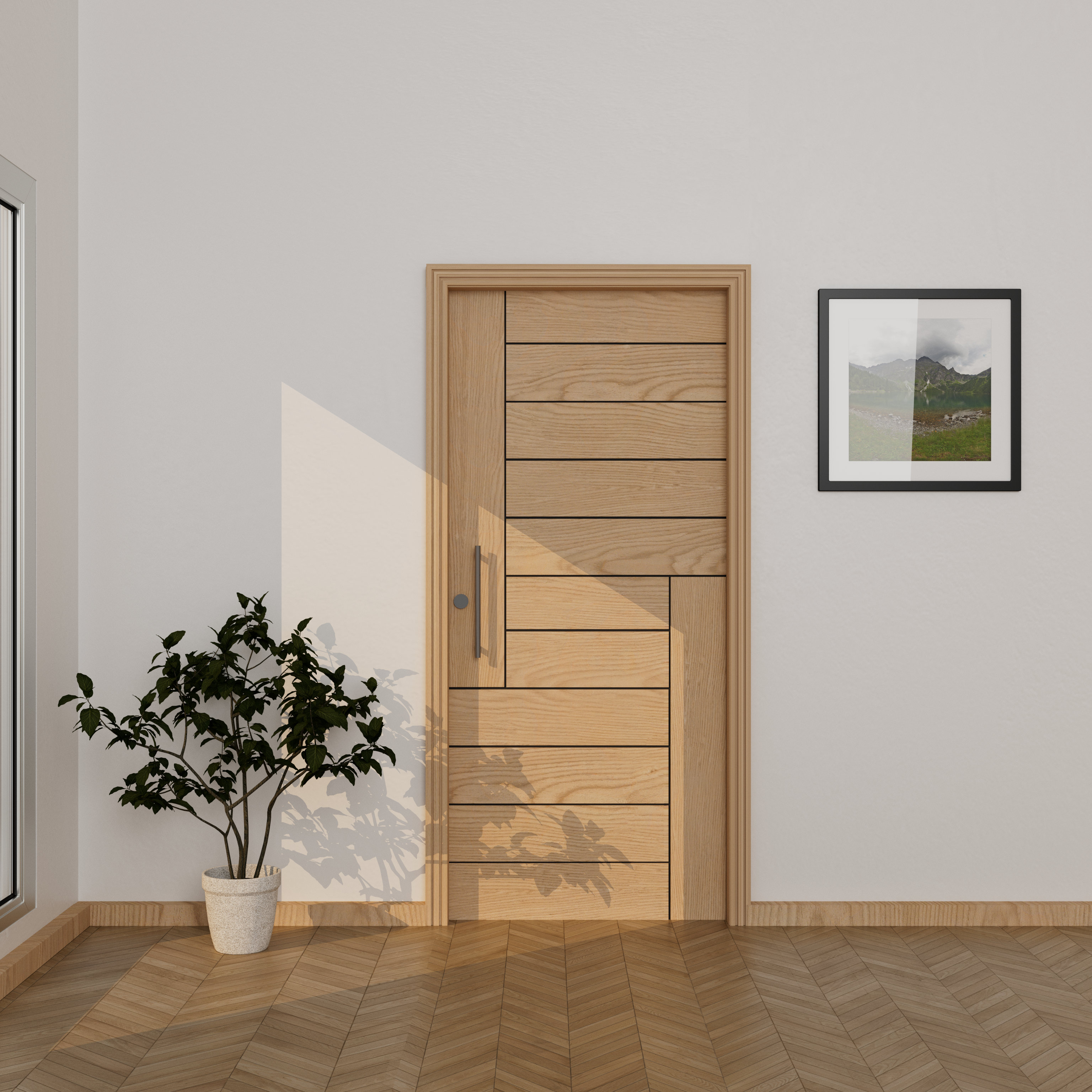 Veneer doors